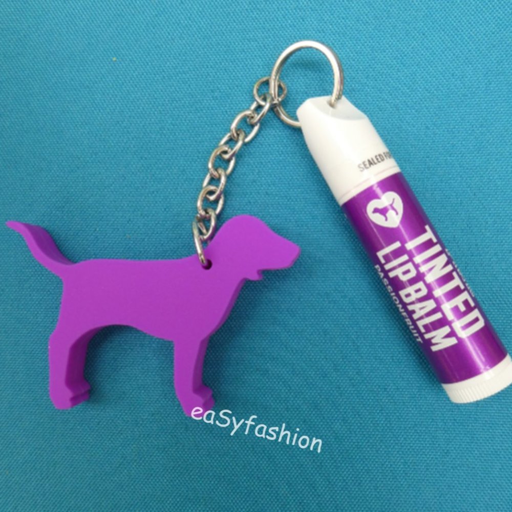 2x VICTORIA SECRET LIP BALM KEY-CHAIN SET